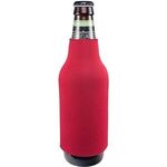 Pull Over Bottle Cooler 1 side imprint - Red