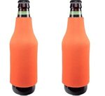Pull Over Bottle Cooler 2 side imprint - Neon Orange