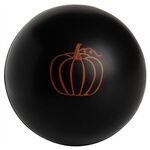 Pumpkin Ball Squeezies® Stress Reliever - Black