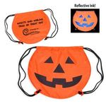 Buy Imprinted Drawstring Backpack Pumpkin