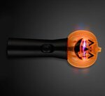 Pumpkin Fun Halloween Wand With Spinning Lights - Black-orange