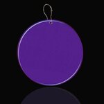 Purple Circle Plastic Medallion Badges