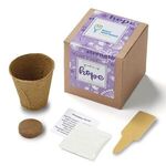 Purple Garden of Hope Seed Planter Kit in Kraft Box - Brown