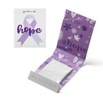Purple Ribbon Garden of Hope Seed Matchbook -  