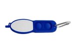 Push Pop Pen With Carabiner - Royal Blue