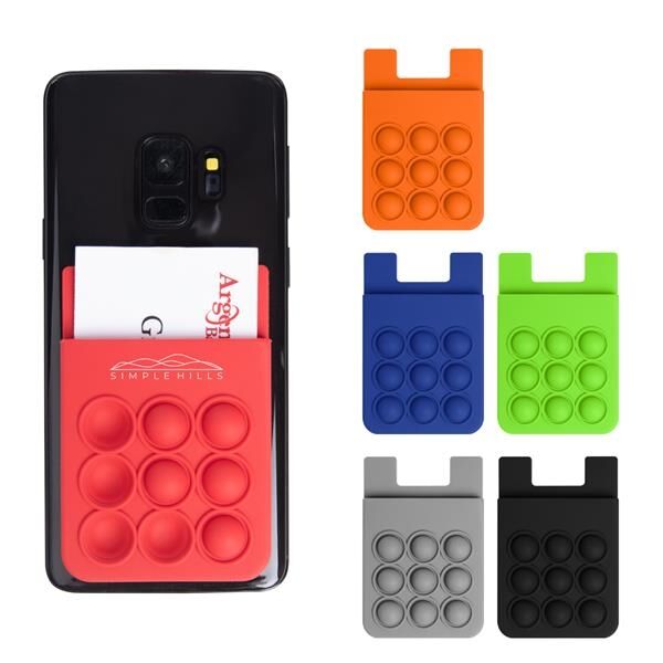 Main Product Image for Custom Printed Push Pop Phone Wallet