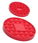 Push Pop Round Bubble Game - Medium Red