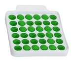 Push Pop Square Bubble Game - Medium Green