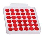 Push Pop Square Bubble Game - Medium Red