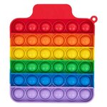Push Pop Square Stress Reliever Game - Rainbow