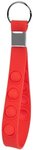 Push Pop Stress Reliever Keychain - Red