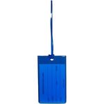 PVC Luggage Tag - Translucent Blue