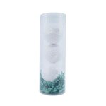 PVC TUBE 3 Pack with Golf Lip Balm - White