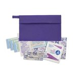 Quick Care (TM) Non-Woven First Aid Kit - Purple