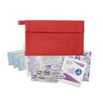 Quick Care (TM) Non-Woven First Aid Kit - Red