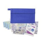 Quick Care (TM) Non-Woven First Aid Kit - Royal Blue
