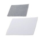 Quick Clean Dual Sided Microfiber Cloth : Full Color - Medium White
