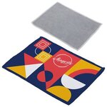 Quick Clean Dual Sided Microfiber Cloth : Full Color -  
