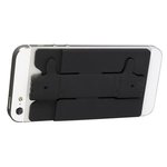 Quick-Snap Thumbs-Up Mobile Device Pocket/Stand - Black