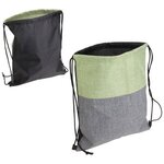 Quill Drawstring Backpack - Green
