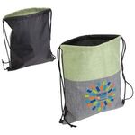 Quill Drawstring Backpack - Medium Green