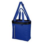 Quilted Slim Line Kooler Tote Bag -  