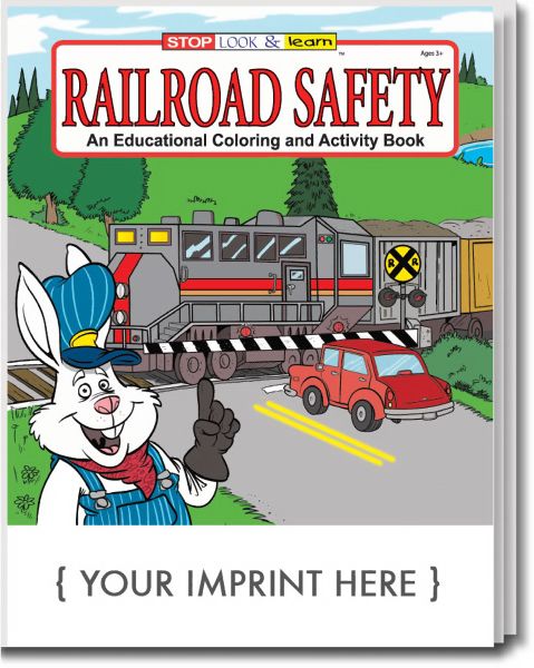 Main Product Image for Railroad Safety Coloring And Activity Book