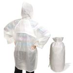 Rain Slicker-In-A-Bag - Frosted White