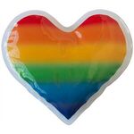 Rainbow Heart Bead Hot/Cold Pack - Rainbow