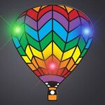 Rainbow Hot Air Balloon Body Light Blinkie -  