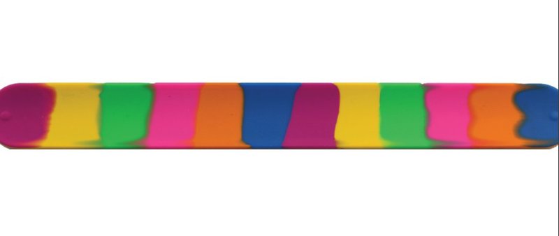 Main Product Image for Rainbow Silicone Slap Bracelet