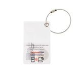 REBOUNDTAG SMART LUGGAGE TAG - White