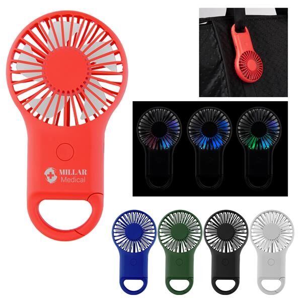 Main Product Image for Rechargeable Handheld Fan With Carabiner