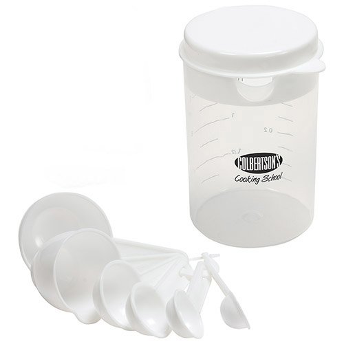 Main Product Image for Custom Recipe-Ready Measuring Cup Set & Strainer