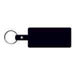 Rectangle Flexible Key Tag - Black