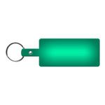 Rectangle Flexible Key Tag - Translucent Green