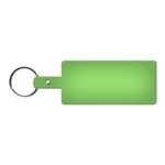 Rectangle Flexible Key Tag - Translucent Lime
