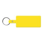 Rectangle Flexible Key Tag - Yellow