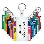 Rectangle Flexible Key Tag -  