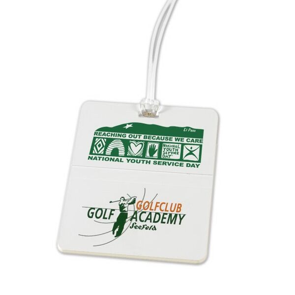 Main Product Image for Rectangle Golf Bag Tag