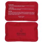 Rectangle Nylon-Covered Hot/Cold Pack - Medium Red