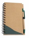 Recycle Write Notebook & Pen - Green