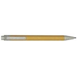 Recycled BioDegradable Clicker Pen - Yellow