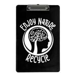 Recycled Low Profile Legal Clipboard with Metal Clip - Black