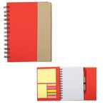 Recycled Magnetic Journalbook - Red