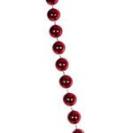 Red 33" 12mm Bead Necklaces -  