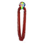 Red 33" 12mm Bead Necklaces -  