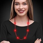 Buy Red LED Beaded Necklaces