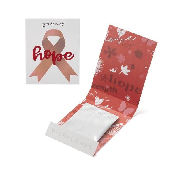 Main Product Image for Red Ribbon Garden of Hope Seed Matchbook