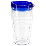 Reef 16 oz Tritan Tumbler with Translucent Lid - Clear Blue